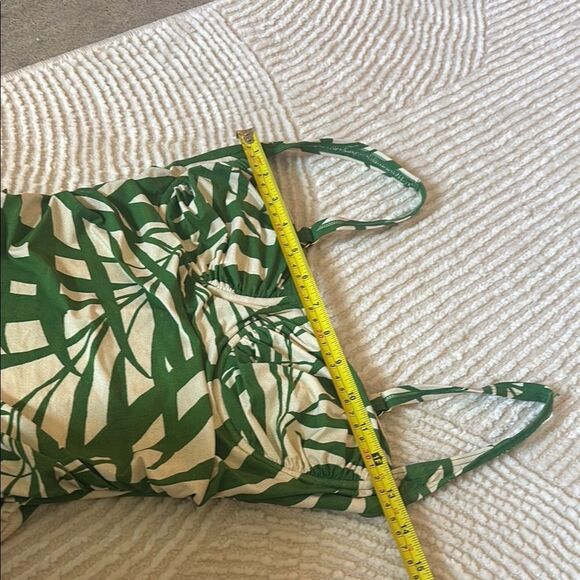 Kate Spade Green Leaf Print One Piece Swimsuit - Picture 8 of 9